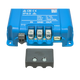 Victron Orion XS 50A 12V DC-DC battery charger front terminals with the protective cover removed.