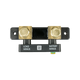 Victron SmartShunt 500A battery monitor top view with negative battery and load terminals.