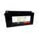 Zeal 200Ah 12V lithium deep cycle battery front view with side label and top terminals.